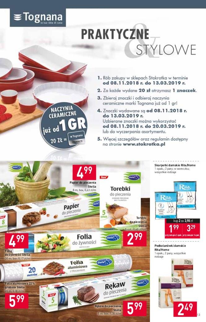 Gazetka promocyjna Stokrotka str. 13