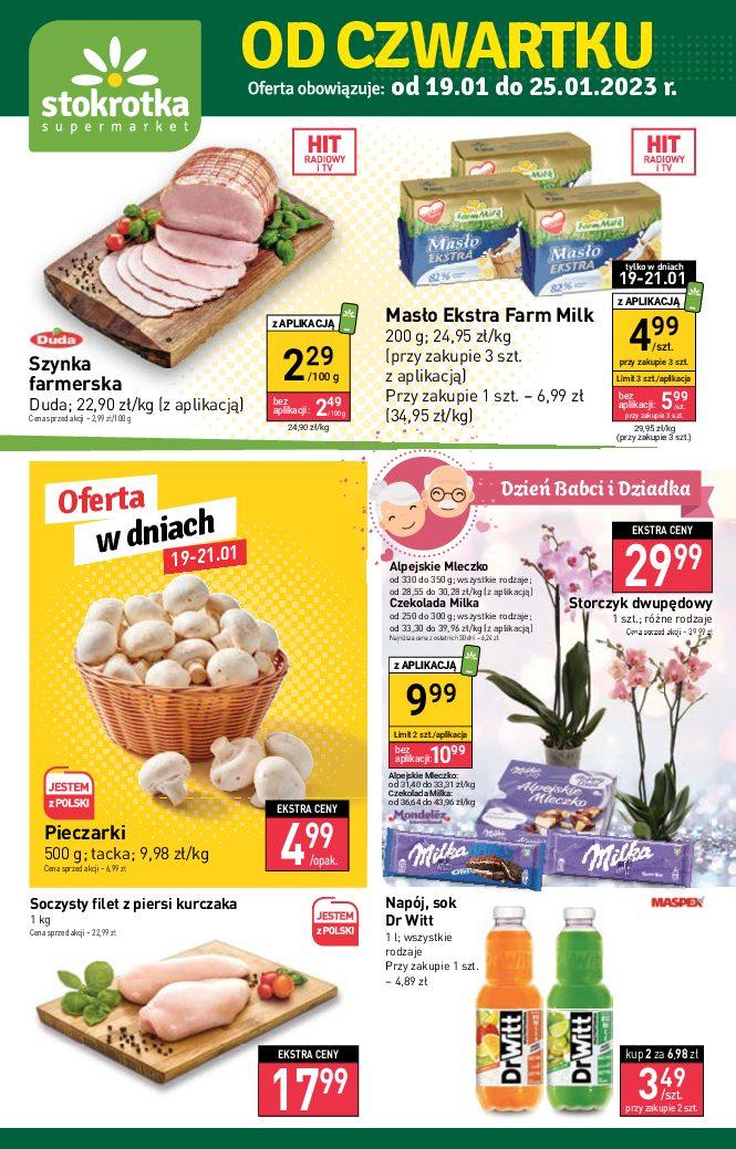 Gazetka promocyjna Stokrotka str. 1