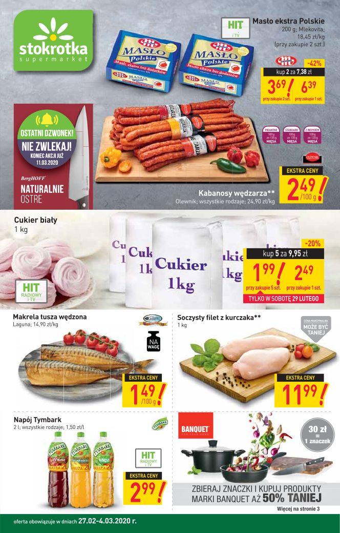 Gazetka promocyjna Stokrotka str. 1