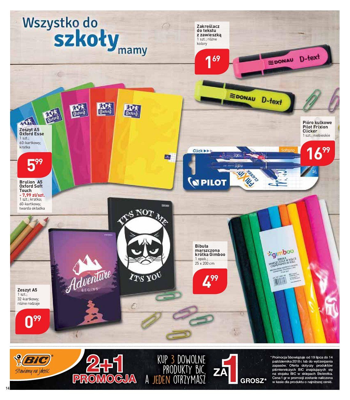 Gazetka promocyjna Stokrotka str. 14