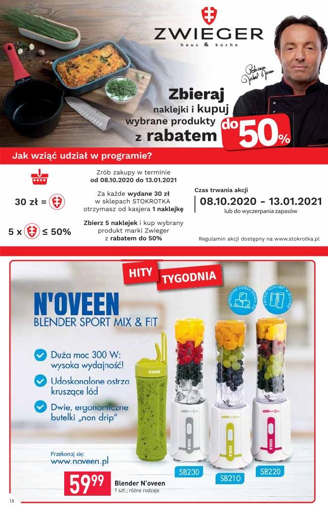 Gazetka promocyjna Stokrotka str. 18