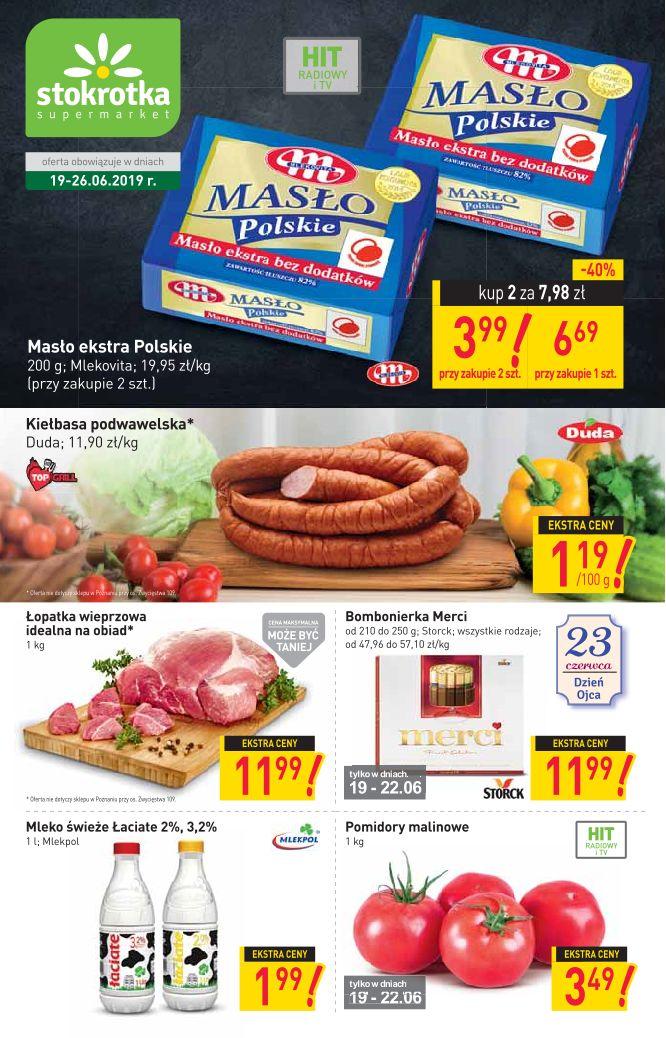 Gazetka promocyjna Stokrotka str. 1