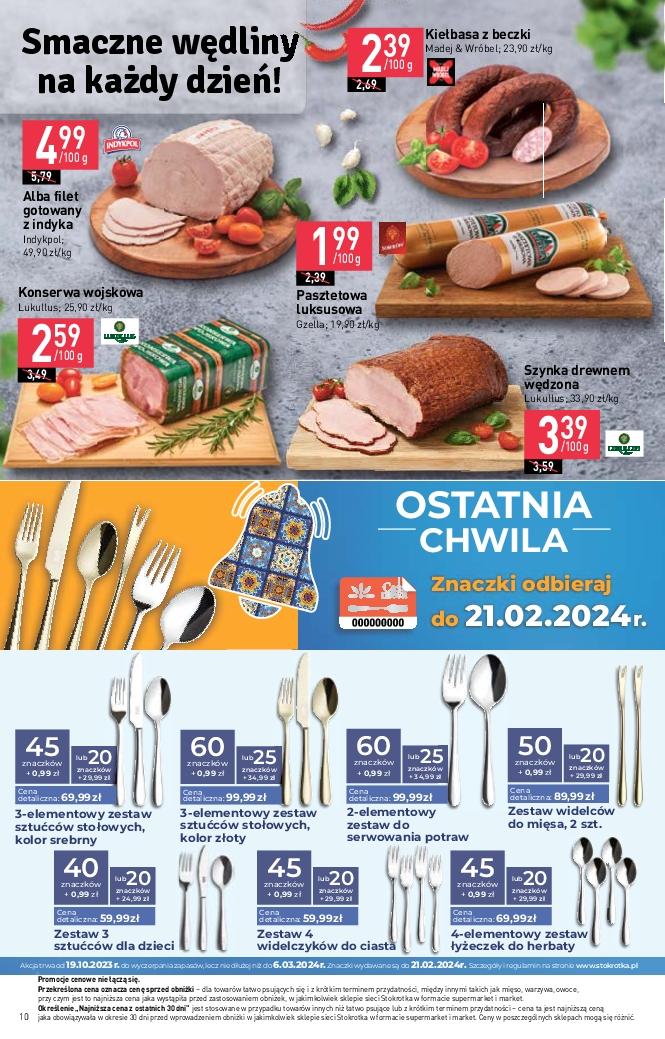 Gazetka promocyjna Stokrotka str. 10