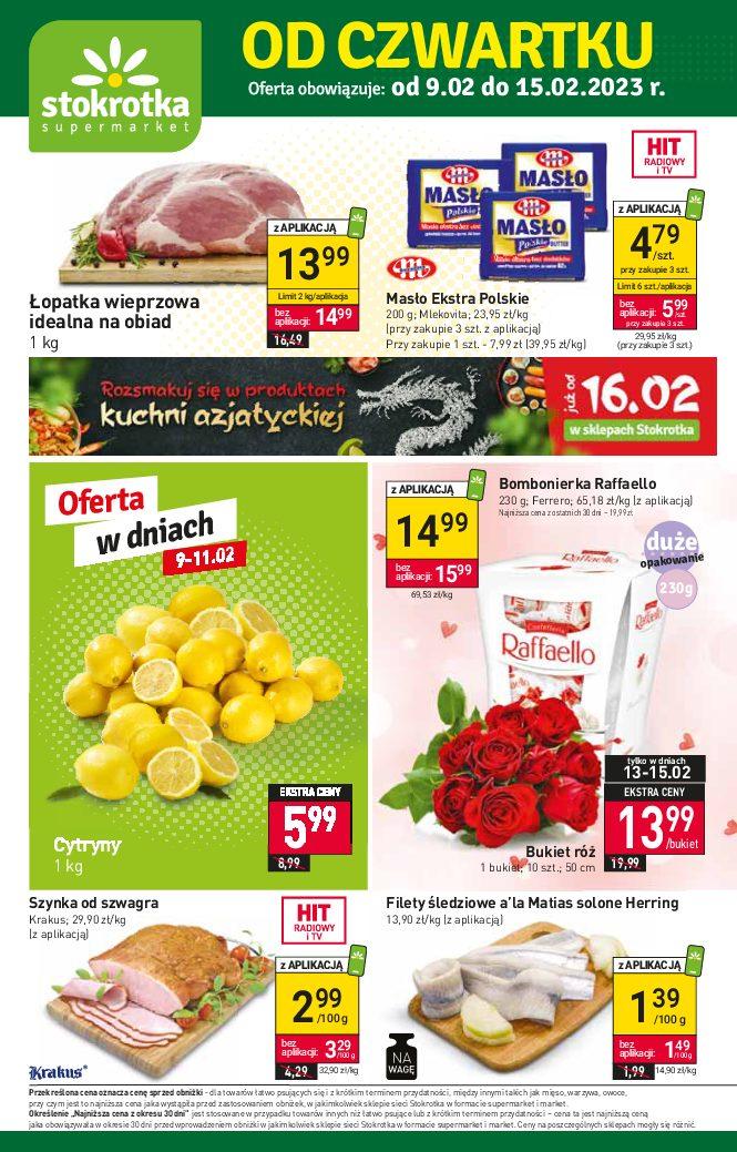 Gazetka promocyjna Stokrotka str. 1