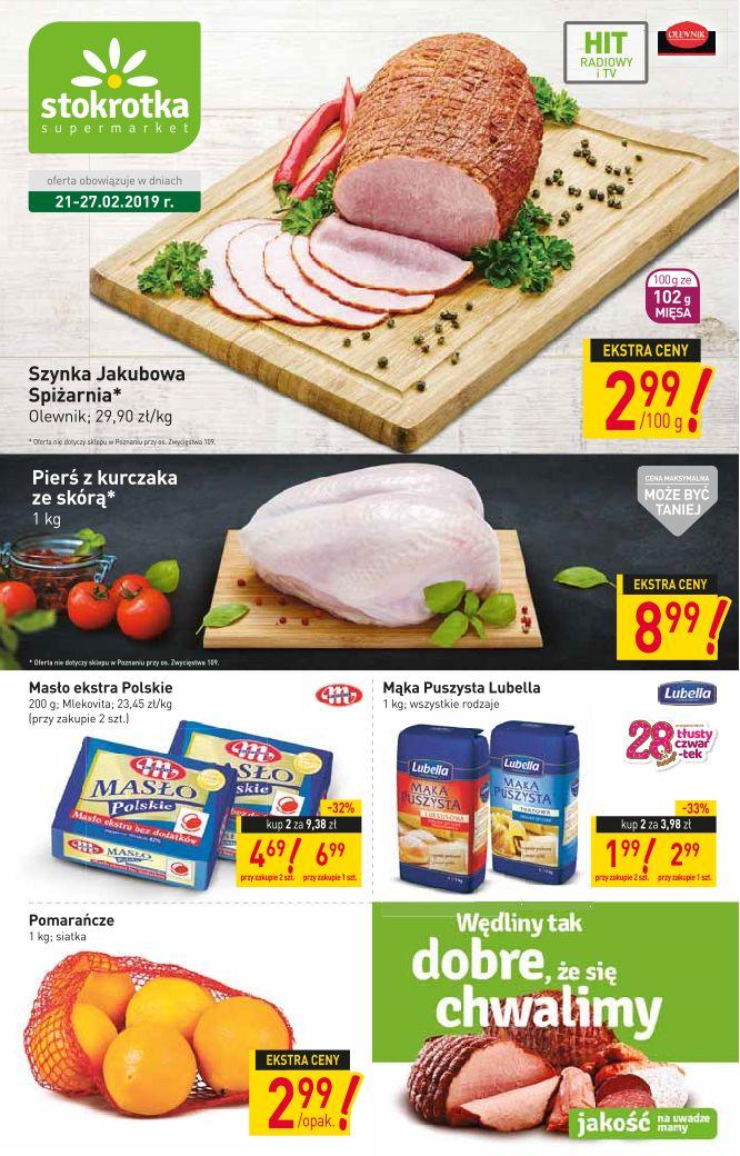 Gazetka promocyjna Stokrotka str. 1