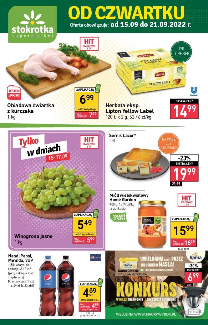 Gazetka promocyjna Stokrotka str. 1