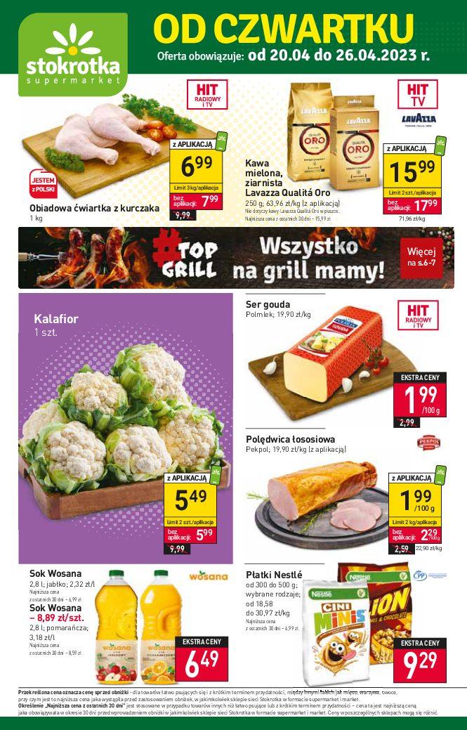 Gazetka promocyjna Stokrotka str. 1