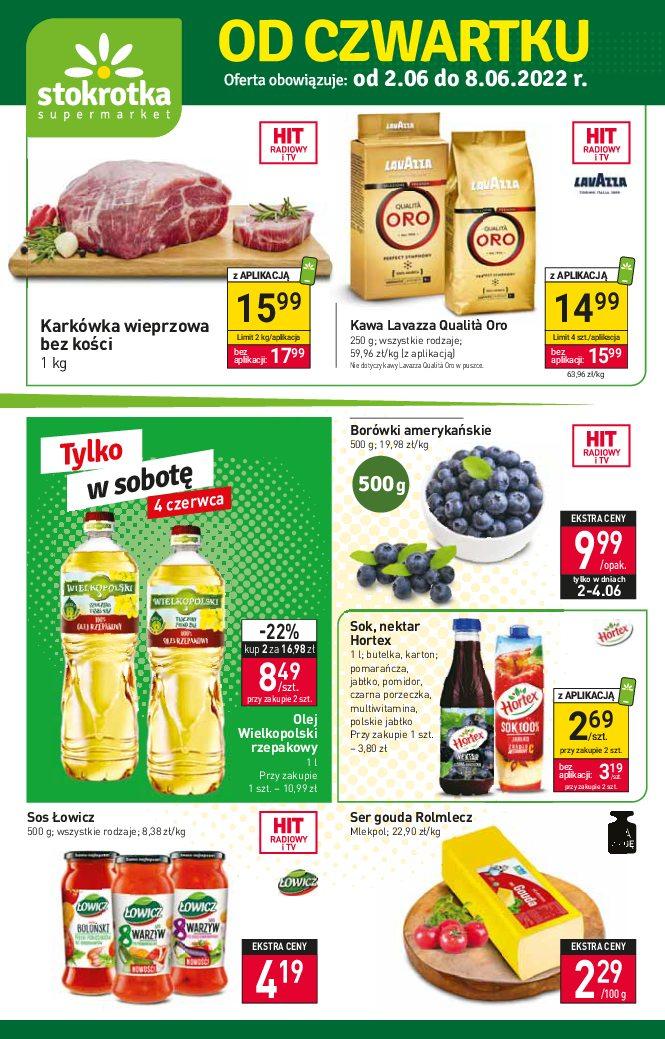 Gazetka promocyjna Stokrotka str. 1