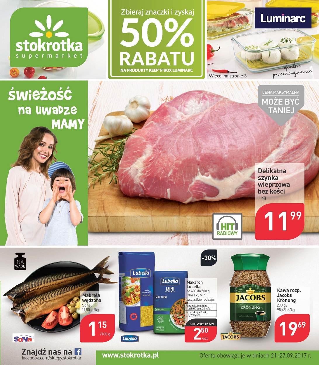 Gazetka promocyjna Stokrotka str. 1