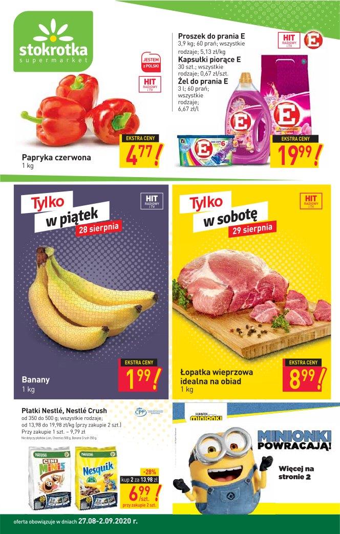 Gazetka promocyjna Stokrotka str. 1