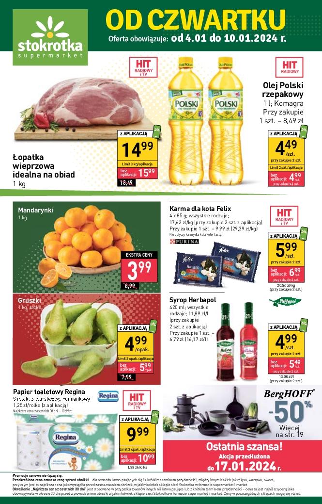 Gazetka promocyjna Stokrotka str. 1