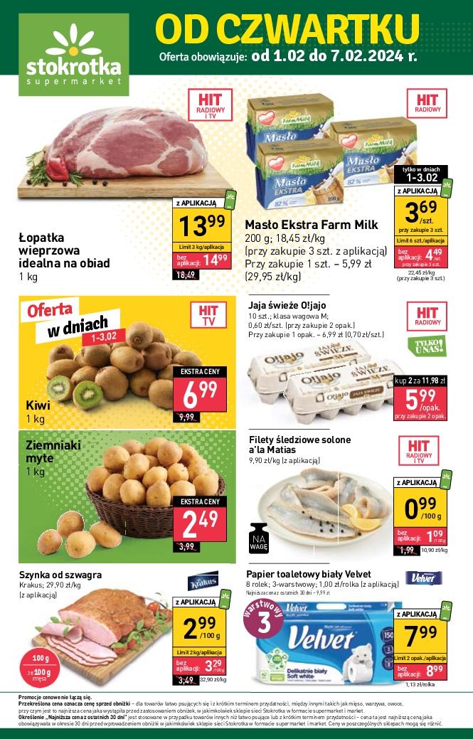 Gazetka promocyjna Stokrotka str. 1