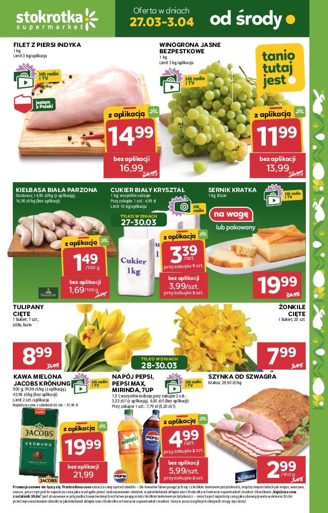 Gazetka promocyjna Stokrotka str. 1
