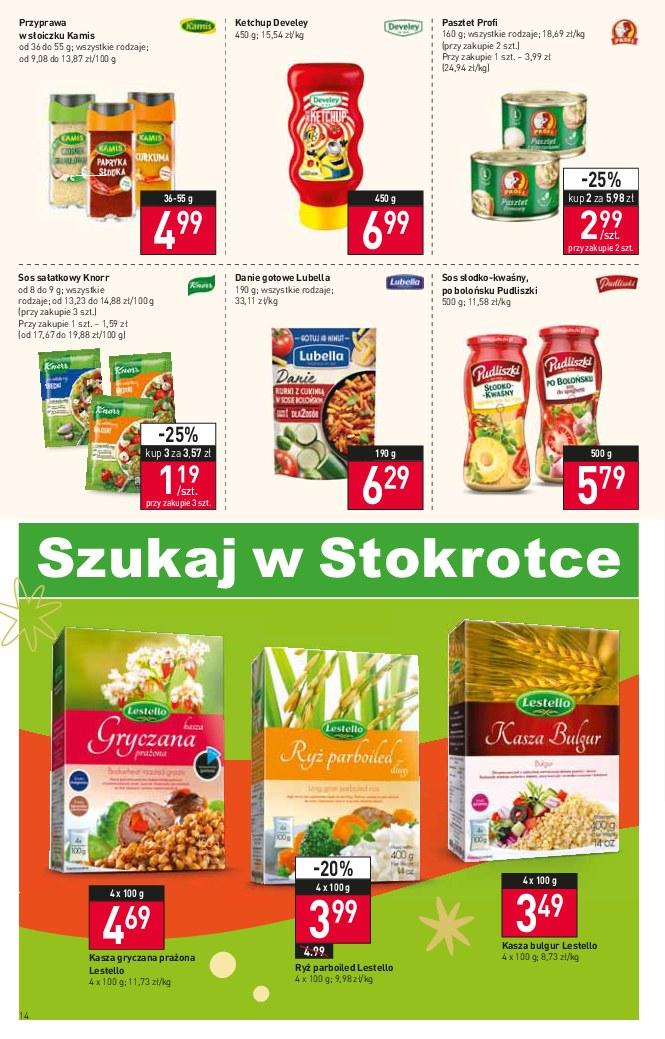 Gazetka promocyjna Stokrotka str. 14