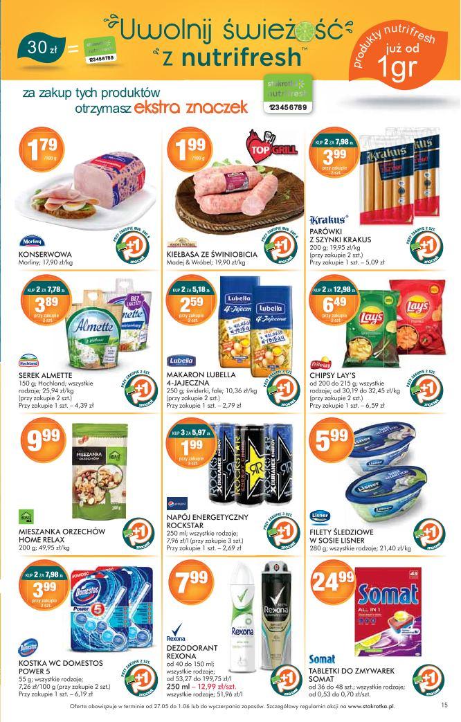 Gazetka promocyjna Stokrotka str. 15