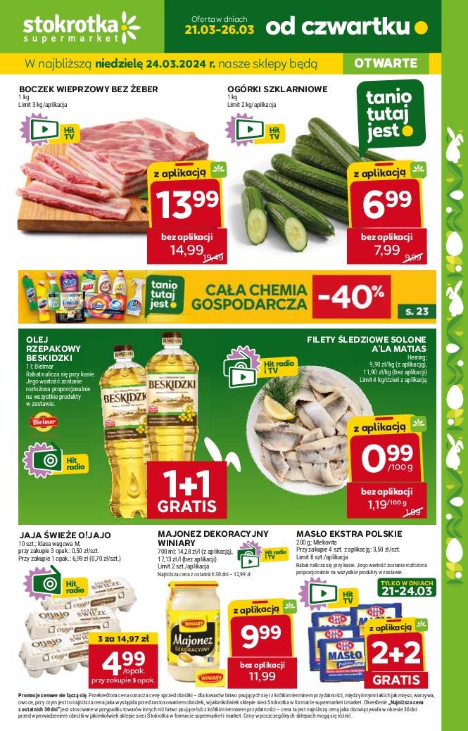 Gazetka promocyjna Stokrotka str. 1