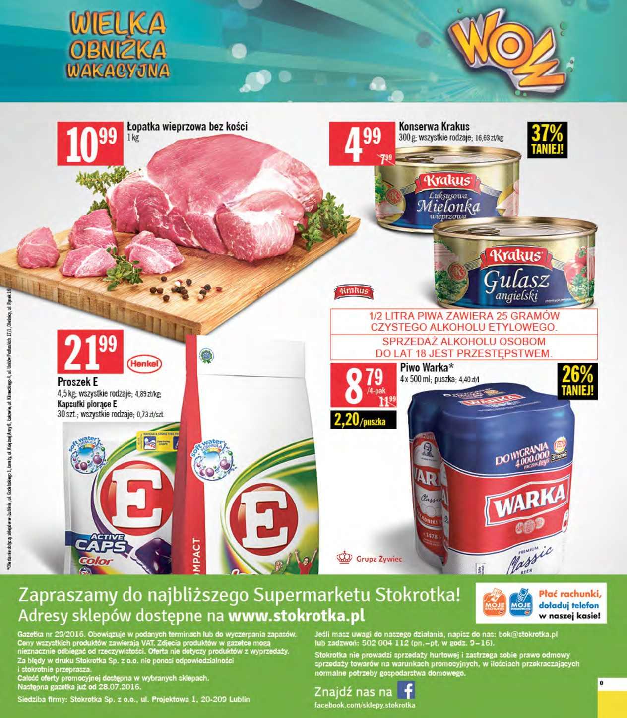Gazetka promocyjna Stokrotka str. 16