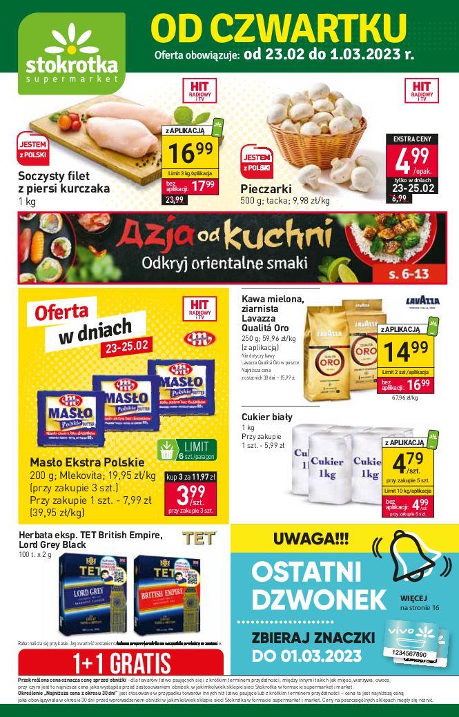 Gazetka promocyjna Stokrotka str. 1